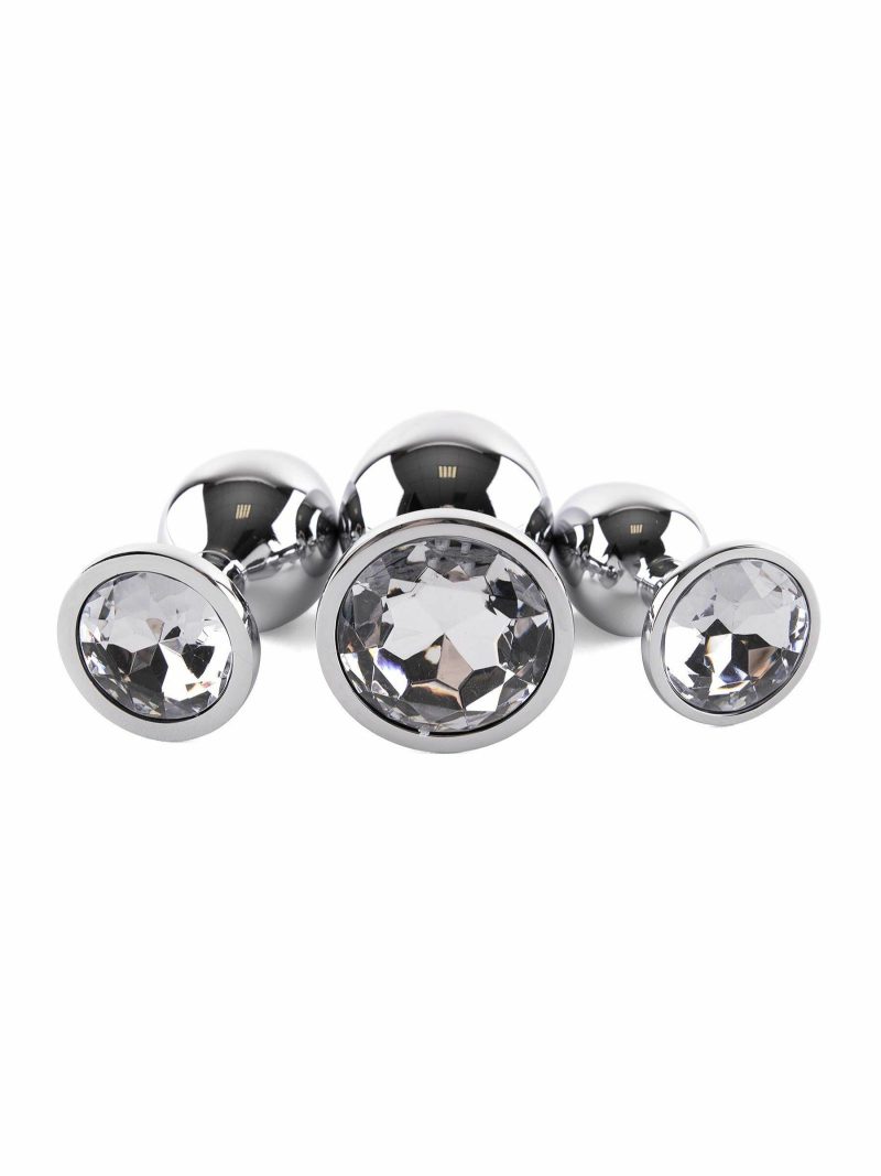 3 Piece Metal Butt Plug Set | Top Rated Anal Toys Anal Toys