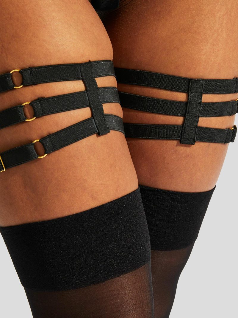 Adjustable Leg Harness Black | Harnesses Bondage Black