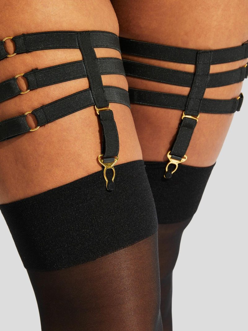 Adjustable Leg Harness Black | Harnesses Bondage Black