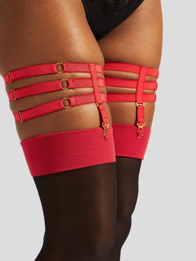 Adjustable Leg Harness Red | Harnesses Bondage Harnesses