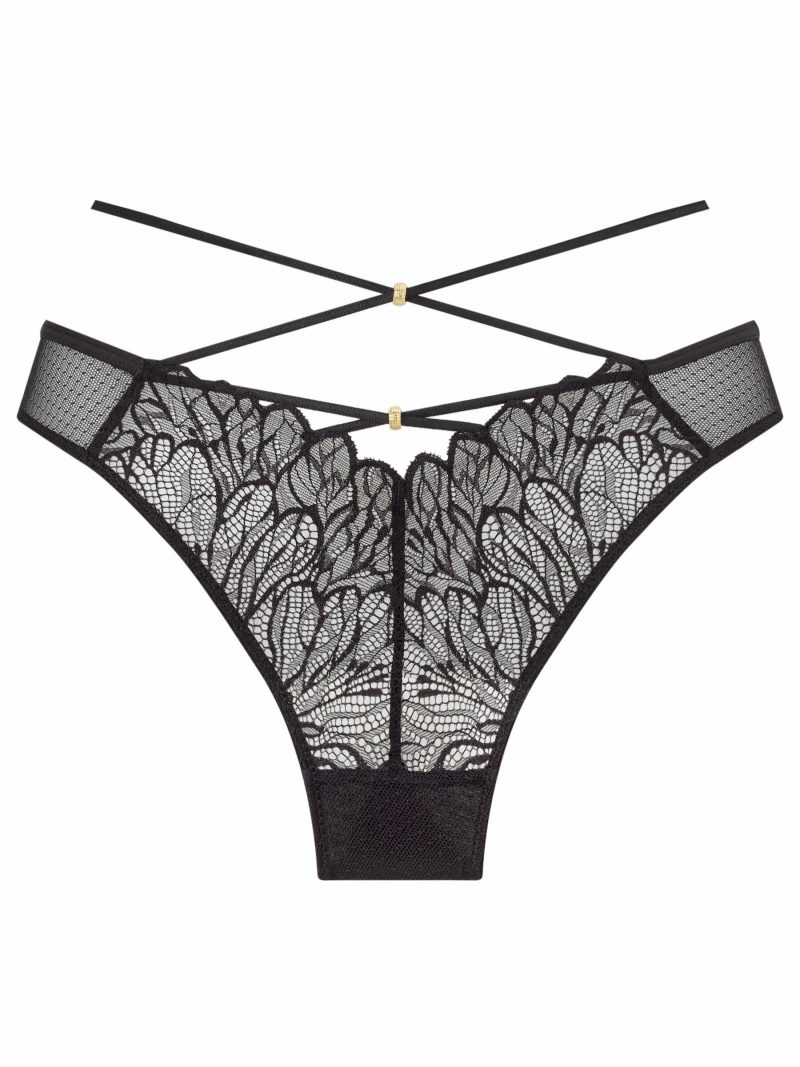 Adorn Me Brazilian Black | Knickers & Thongs Knickers & Thongs Black