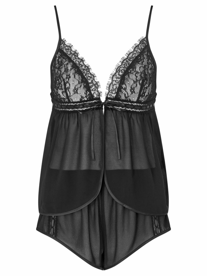 Alora Cami Set Black | Camis Babydolls & Camis Black