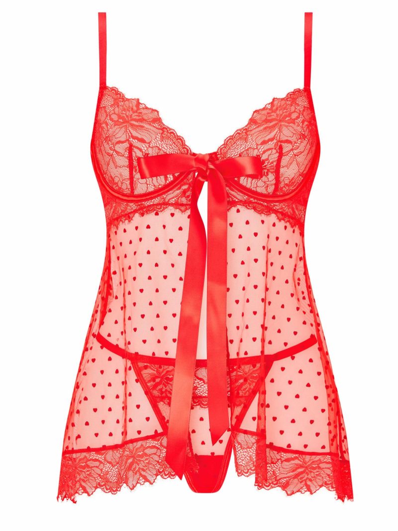 Bon Bon Babydoll Red | Chemises & Babydolls Babydolls & Camis Chemises & Babydolls