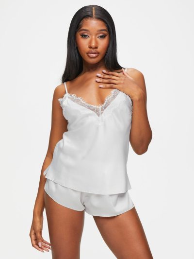 Cerise Cami Set Ivory | Camis Babydolls & Camis Camis