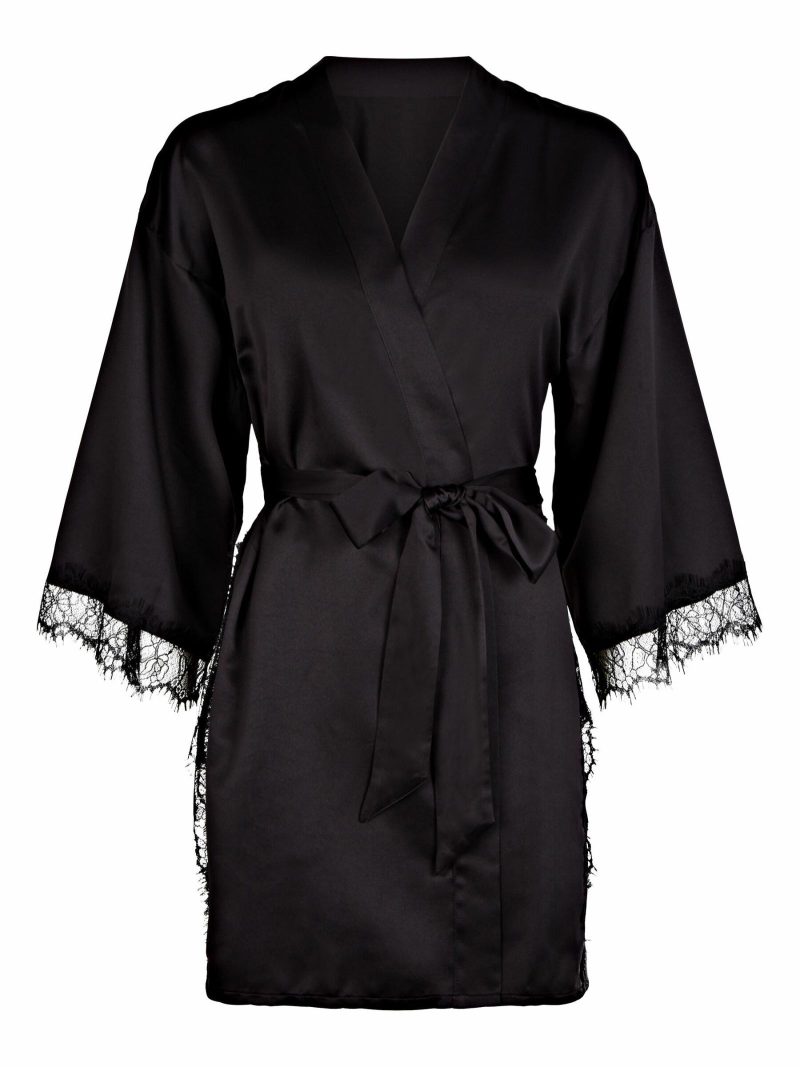 Cherryann Robe Black | Robes Nightwear Black