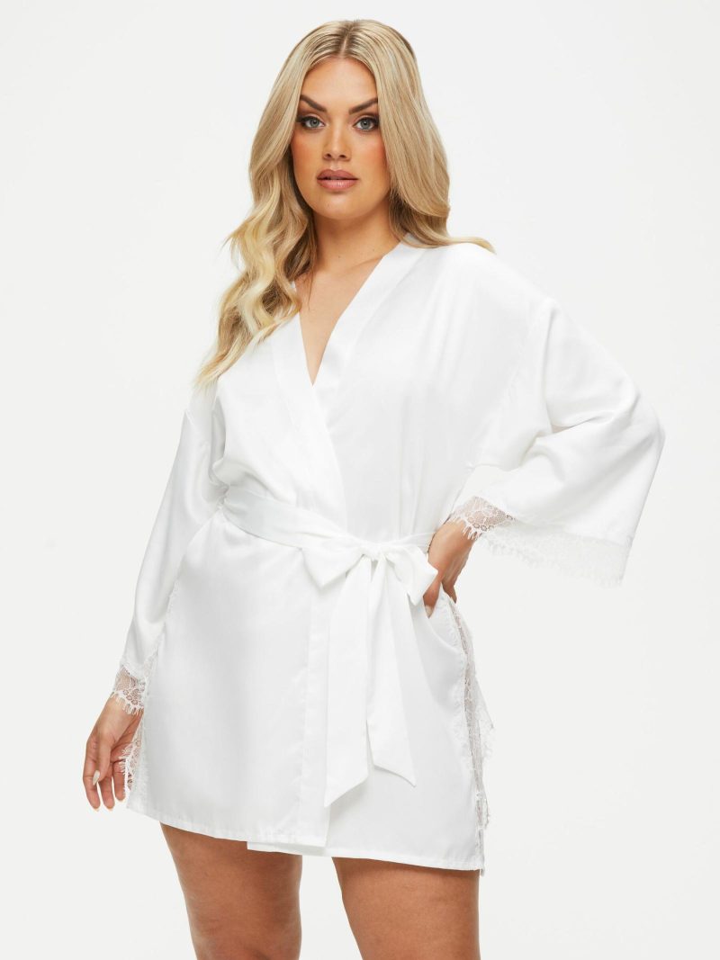 Cherryann Robe Ivory | Robes Nightwear Ivory