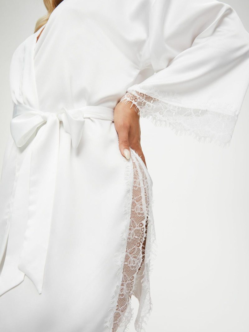 Cherryann Robe Ivory | Robes Nightwear Ivory