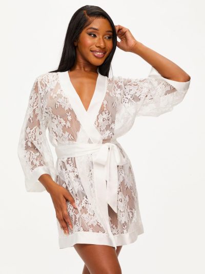 Enlightening Robe Ivory | Robes Nightwear Ivory