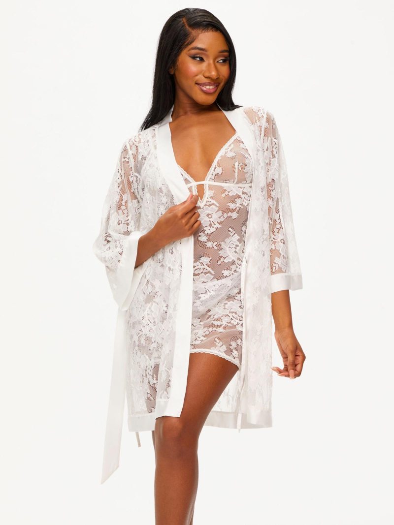 Enlightening Robe Ivory | Robes Nightwear Ivory