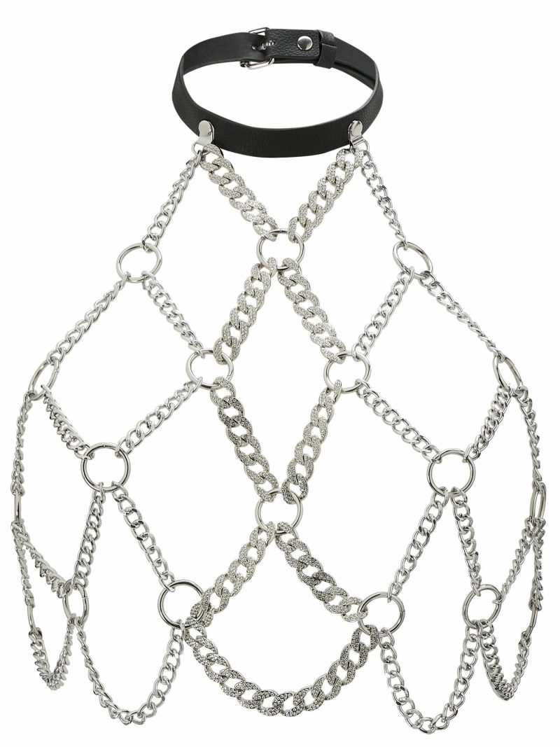 Festival Diamante Chain Top | Bondage Clothing Bondage Bondage Clothing