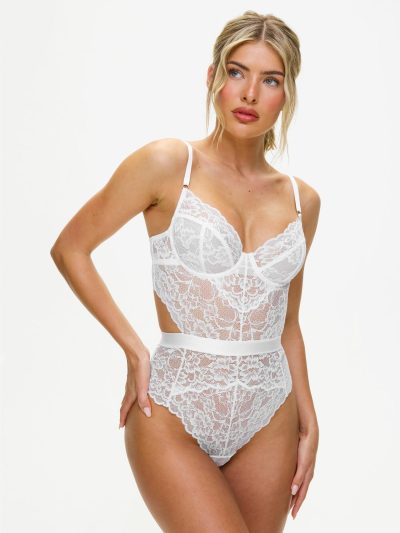 Hold Me Tight Body White | See Through Lingerie Bodies See Through Lingerie