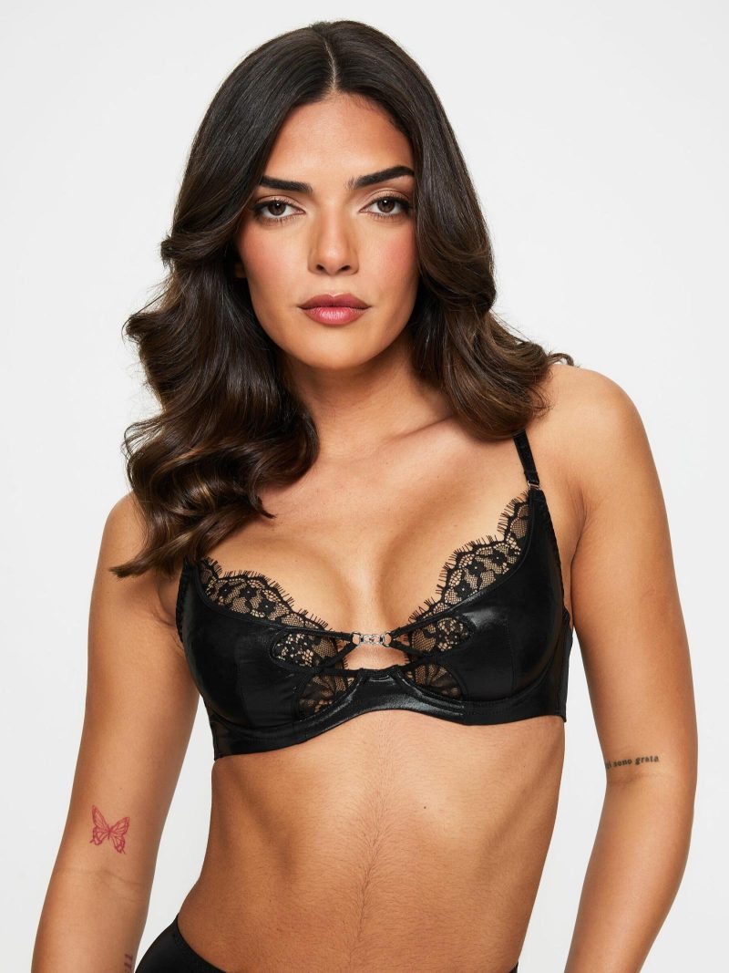 Liberating Non Pad Plunge Bra Black | Bras Bras Black