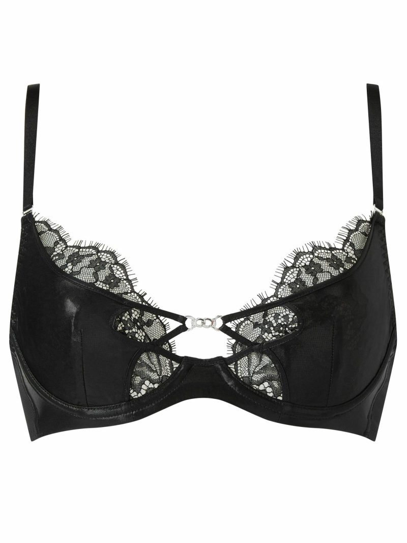 Liberating Non Pad Plunge Bra Black | Bras Bras Black