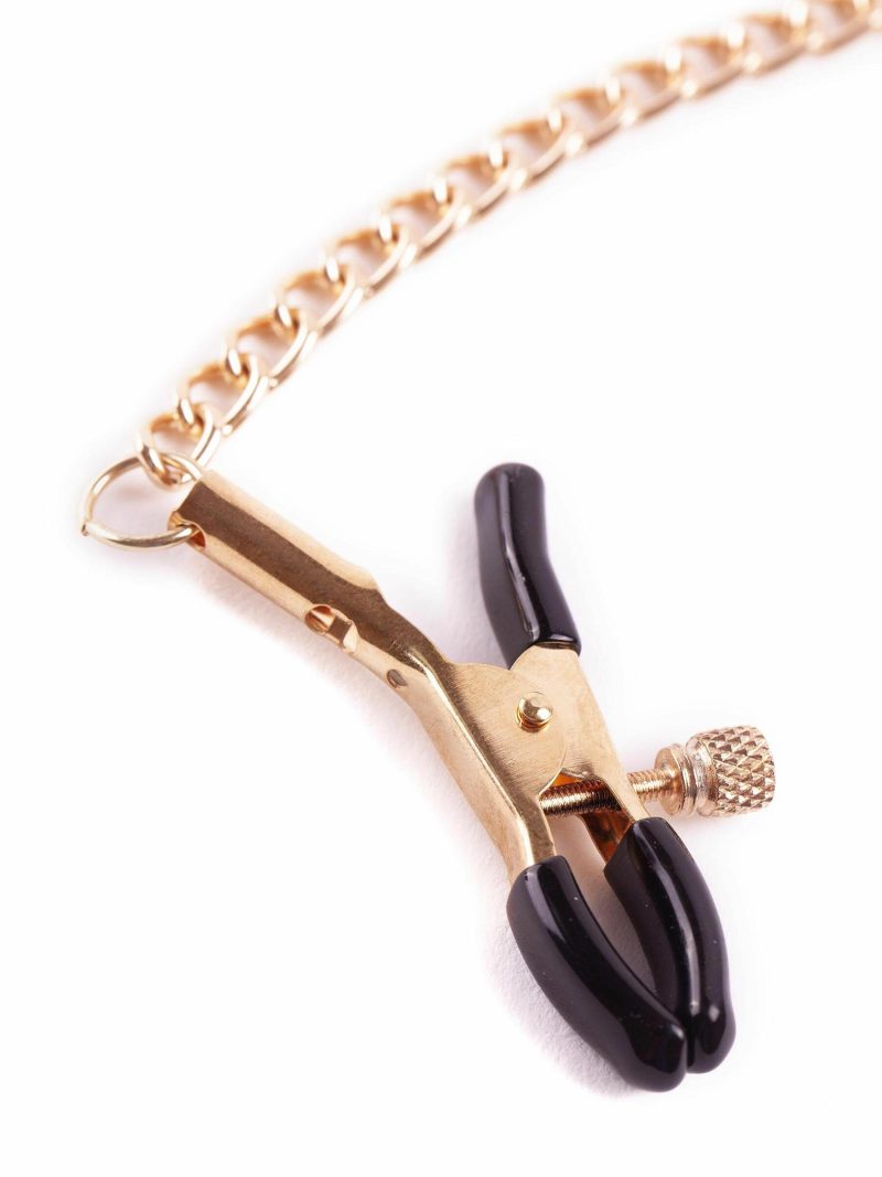 Nipple And Clit Chain | Nipple Clamps Bondage Nipple Clamps