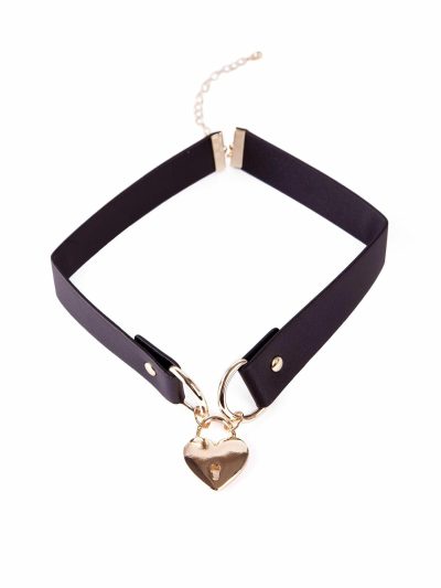 Padlock Choker | Bondage Clothing Bondage Bondage Clothing