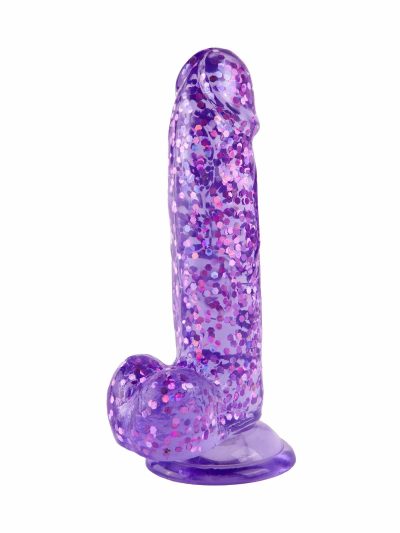 Purple Glitter Dildo | Dildos Dildos Dildos