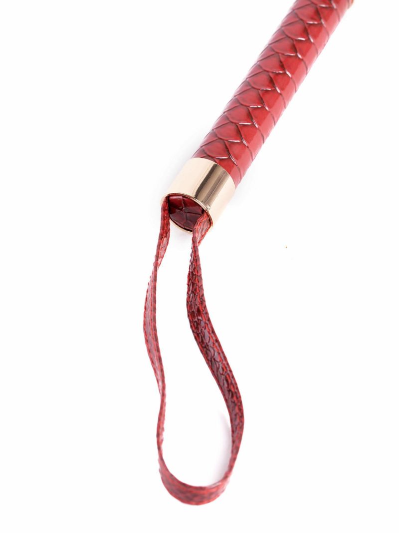 Python Faux Leather Flogger | Sensation Play Bondage Light Bondage