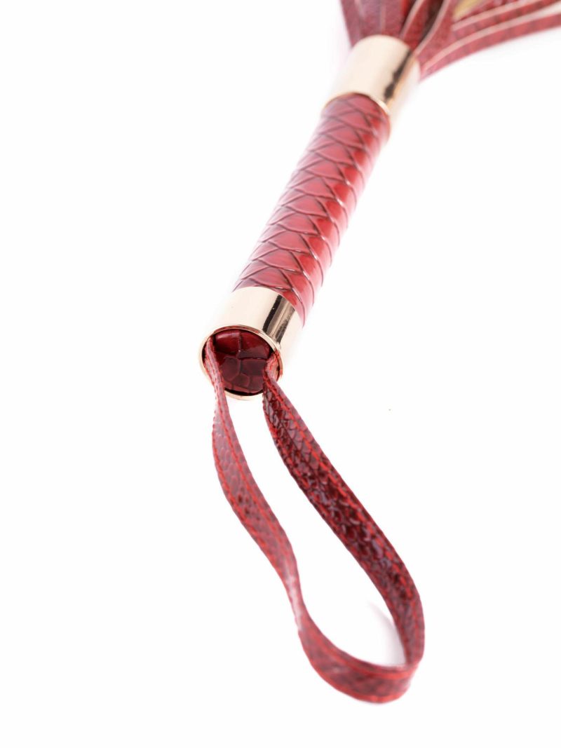 Python Faux Leather Flogger | Sensation Play Bondage Light Bondage