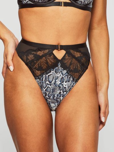 Rapturous High Waist Brazilian Black | Knickers & Thongs Knickers & Thongs Black