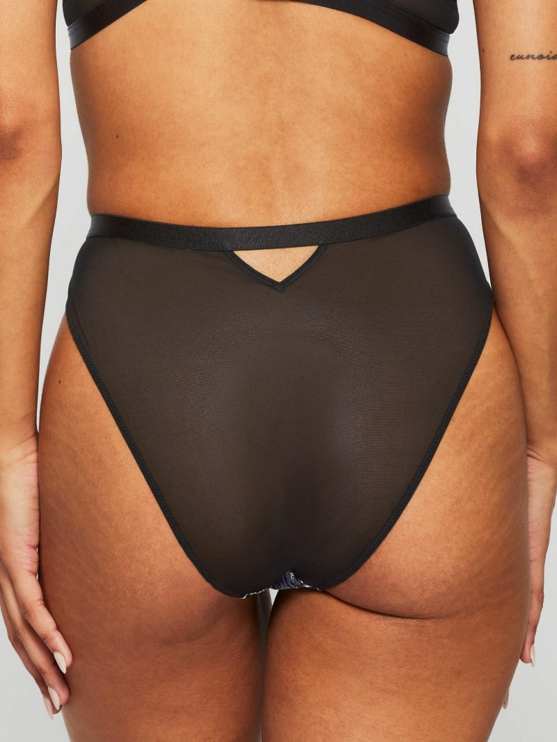 Rapturous High Waist Brazilian Black | Knickers & Thongs Knickers & Thongs Black