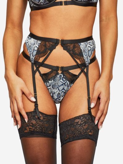 Rapturous Suspender Belt Black | Suspender Belts & Waspies Lingerie Black