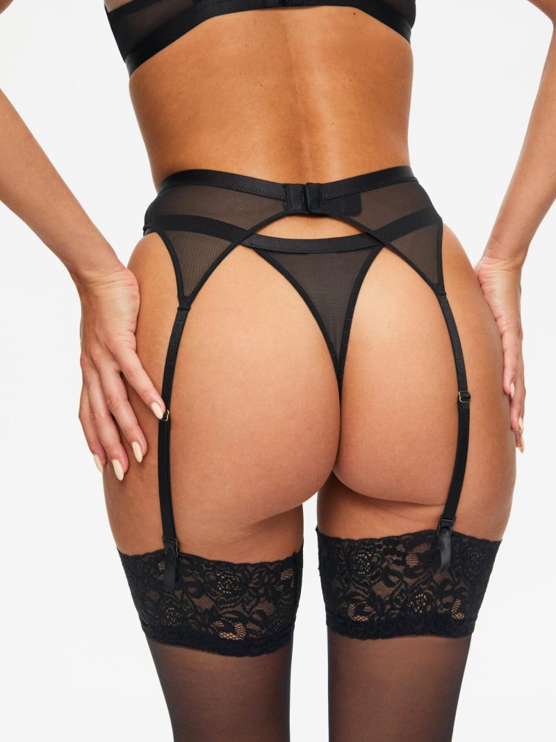 Rapturous Suspender Belt Multi | Suspender Belts & Waspies Lingerie Multi