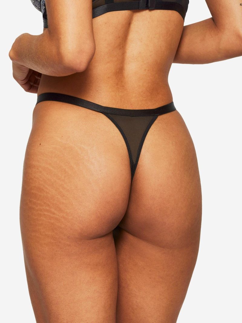 Rapturous Thong Black | Knickers & Thongs Knickers & Thongs Black