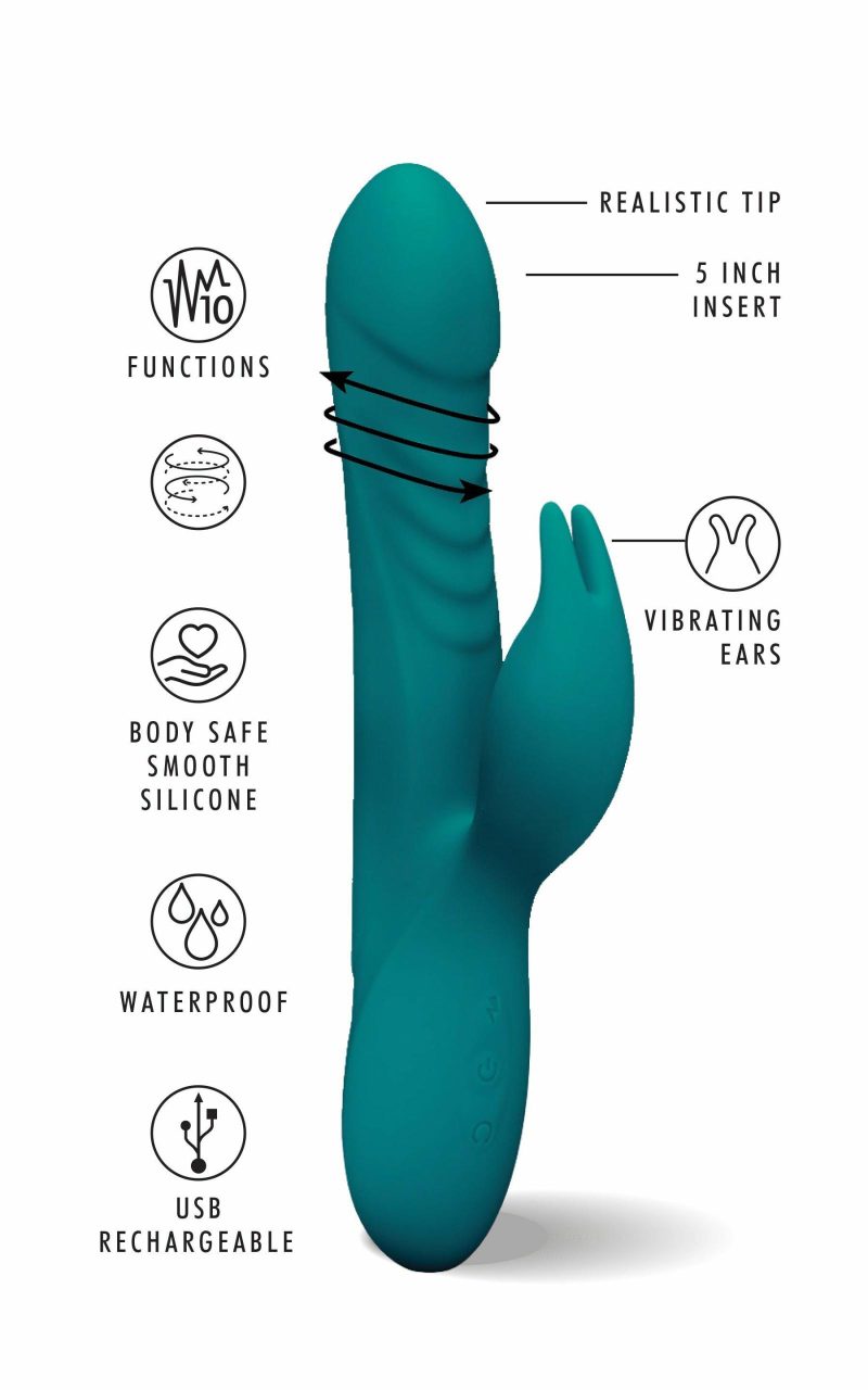 Rippled Swivelling Rampant Rabbit | Vibrators Rampant Rabbits Rampant Rabbits