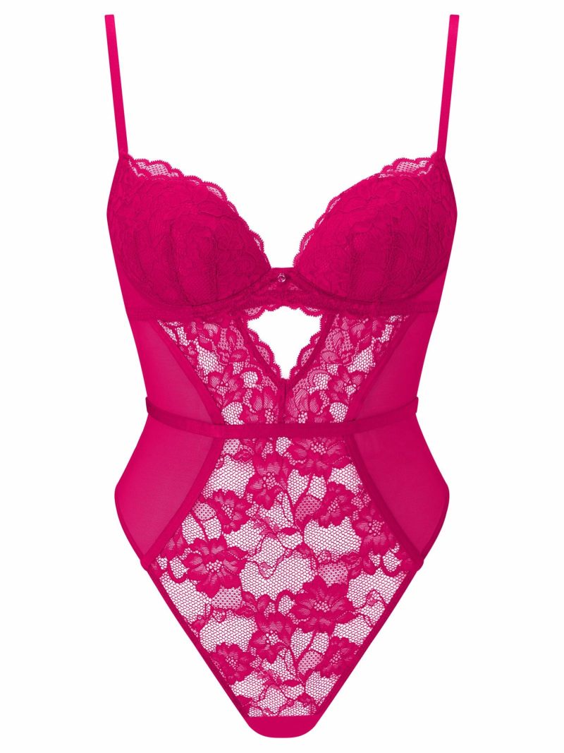 Sexy Lace Planet Body Dark Pink | Bodies Bodies Bodies