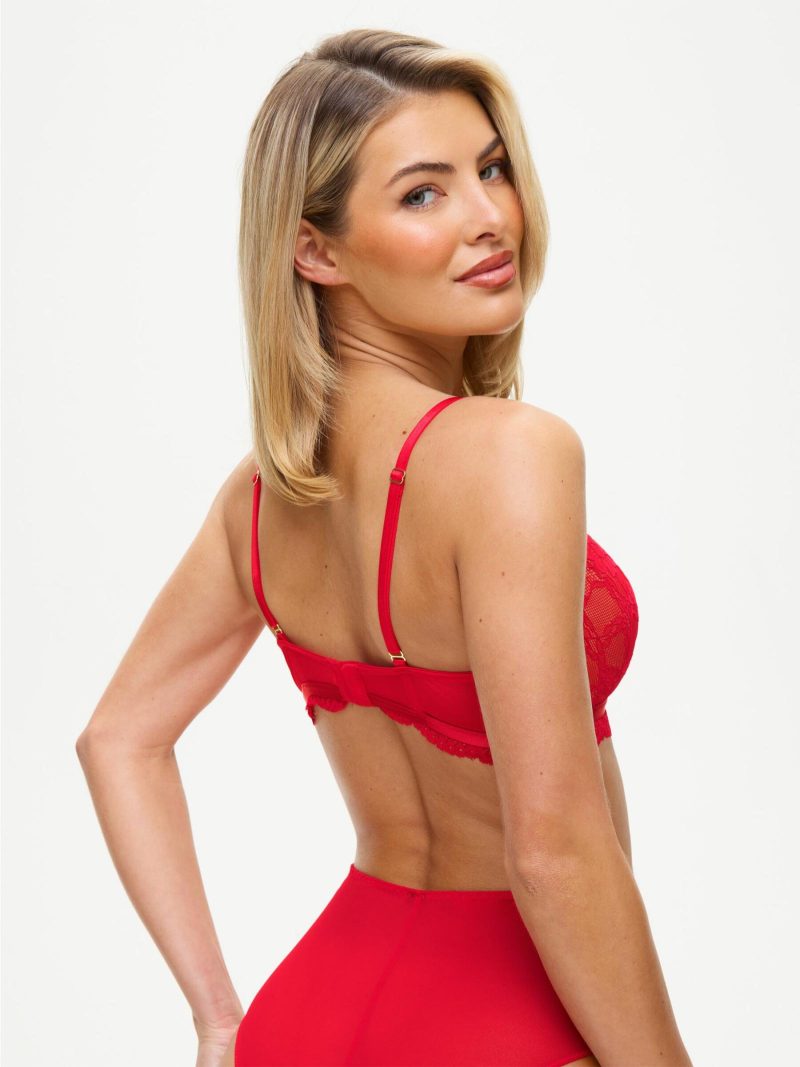 Sexy Lace Planet Bralette Red | Bras Bras Bras