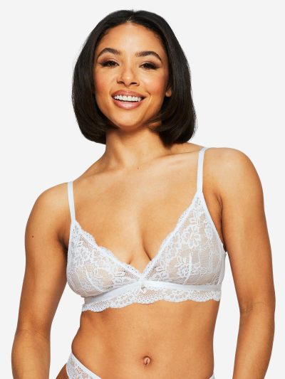 Sexy Lace Planet Bralette White | Bras Bras Bras