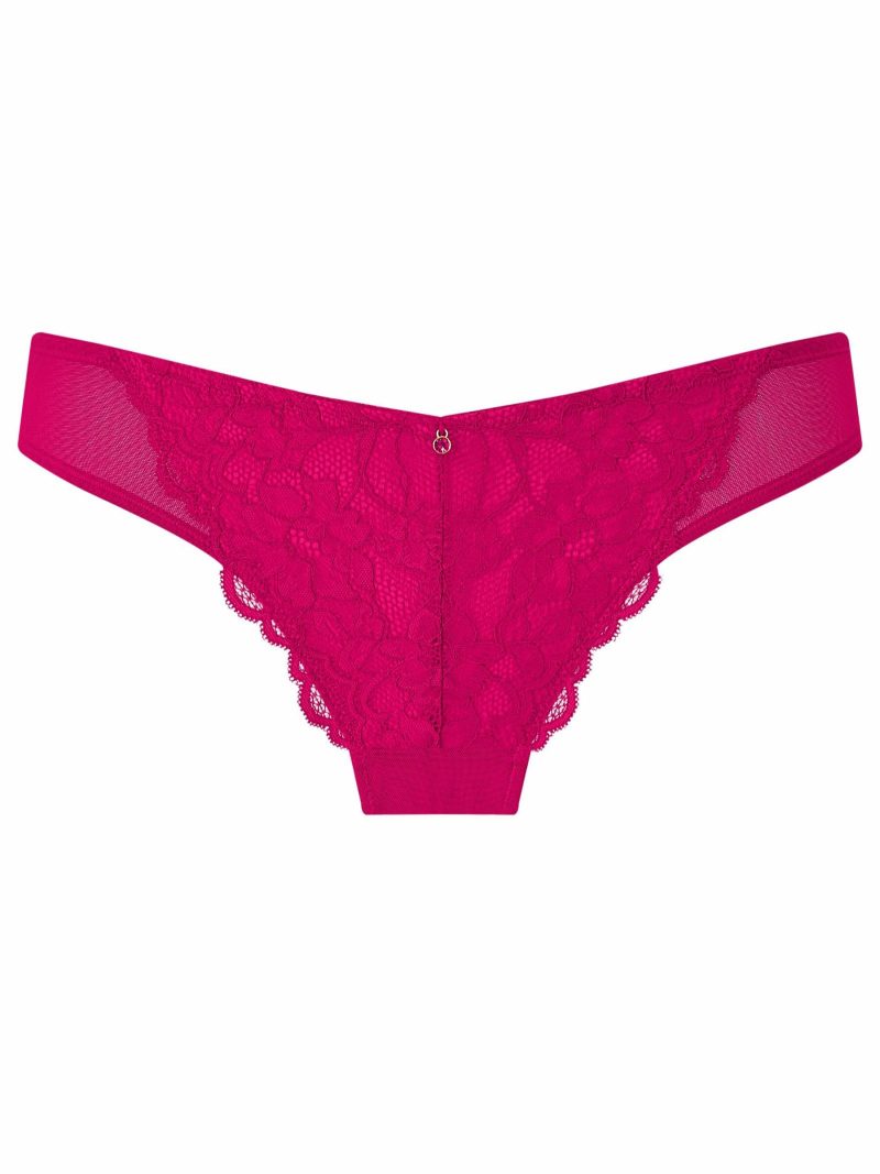 Sexy Lace Planet Brazilian Dark Pink | Knickers & Thongs Knickers & Thongs Dark Pink