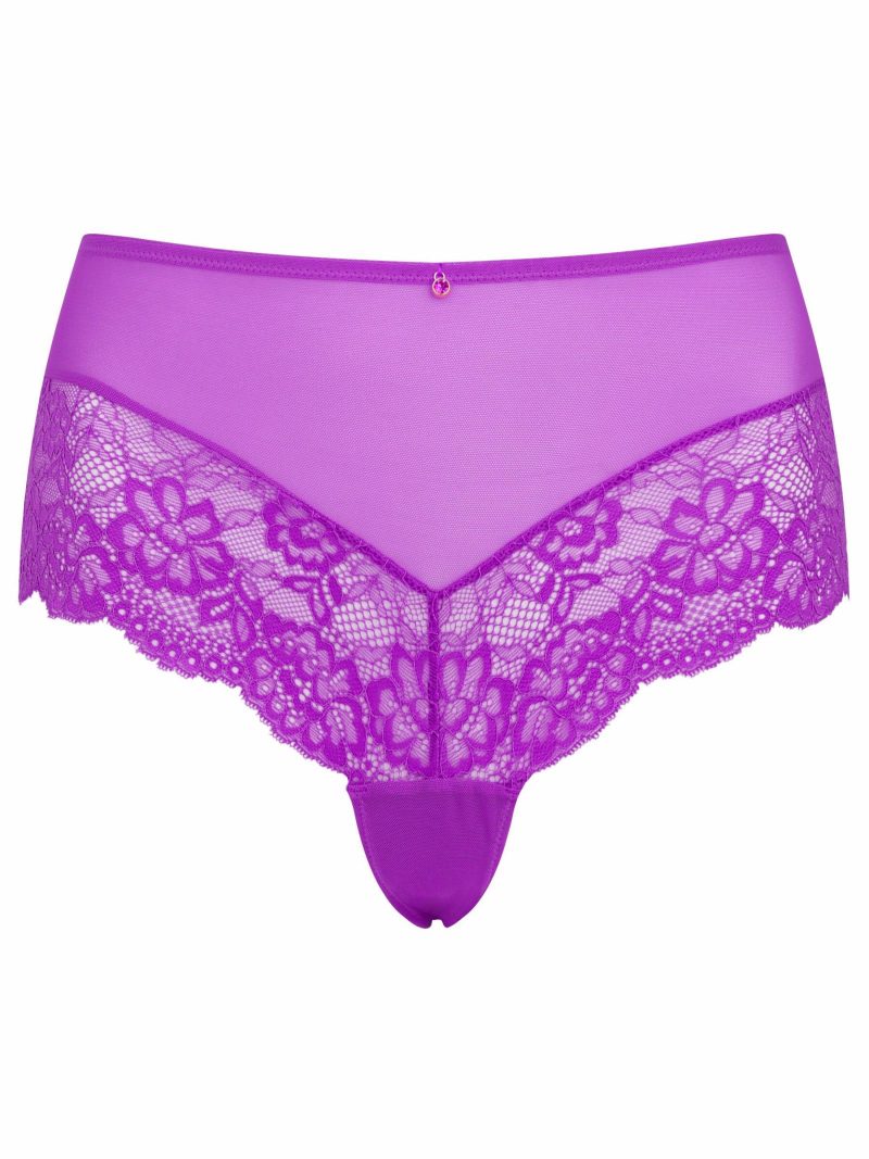 Sexy Lace Planet Short Bright Purple | Knickers & Thongs Knickers & Thongs Bright Purple