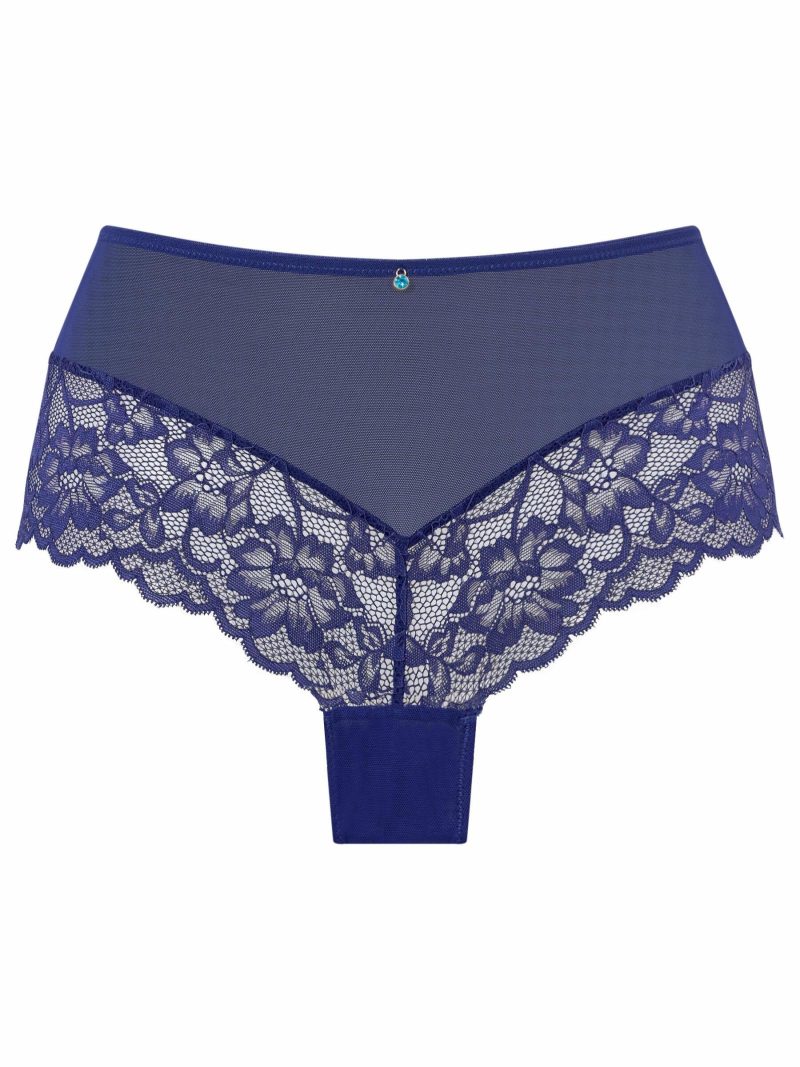 Sexy Lace Planet Short Dark Blue | Knickers & Thongs Knickers & Thongs Dark Blue