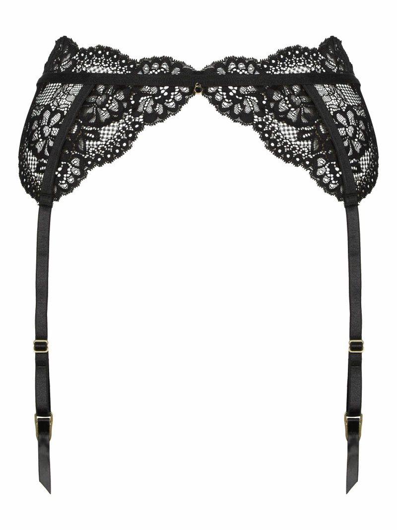 Sexy Lace Planet Suspender Belt Black | Suspender Belts & Waspies Everyday Lingerie Black