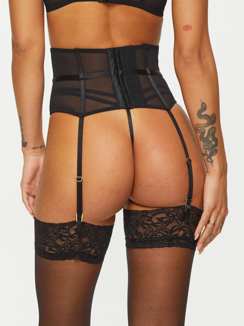 Sexy Lace Planet Waspie Black | Everyday Lingerie Everyday Lingerie Black