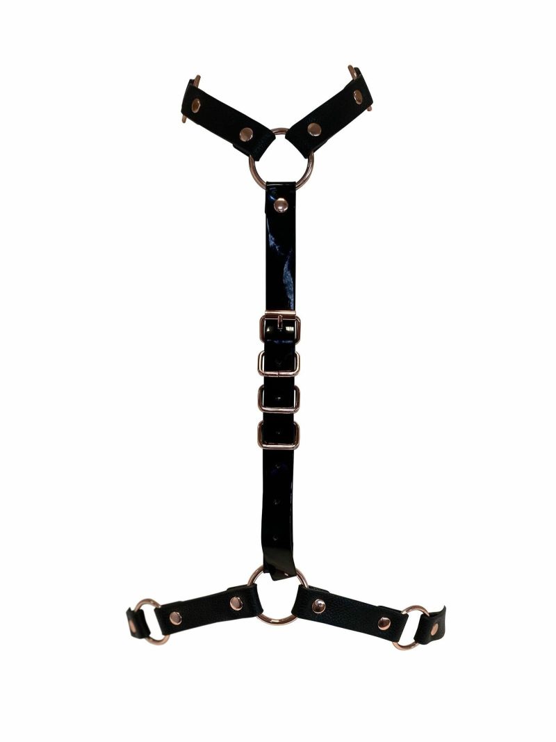 Signature High Shine Body Harness | Harnesses Bondage Bondage Clothing