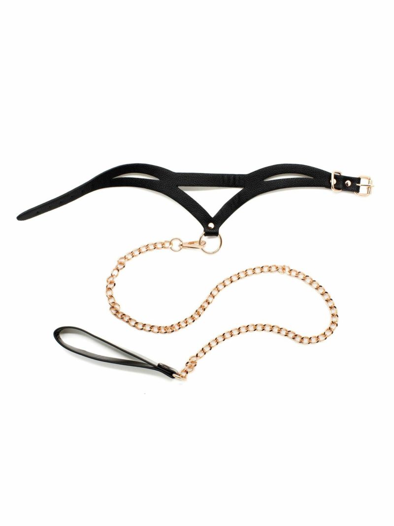 Signature Strappy Collar And Lead | Handcuffs & Restraints Bondage Handcuffs & Restraints