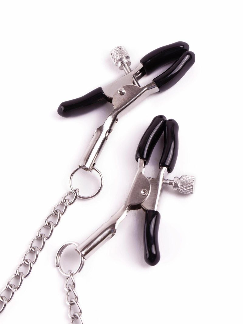 Silver Nipple Clamps | Sensation Play Bondage Light Bondage