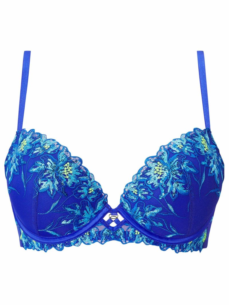 Surreal Padded Plunge Bra Cobalt | Bras Bras Bras