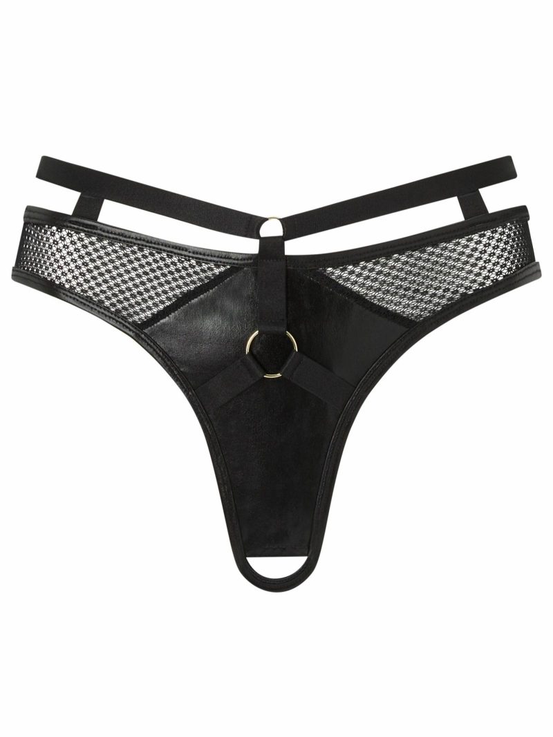 Tempt Thong Black | Bondage Clothing Bondage Black