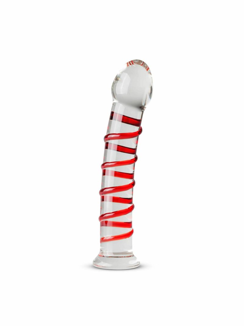 Textured Glass Dildo | Male Sex Toys Anal Toys Anal Toys