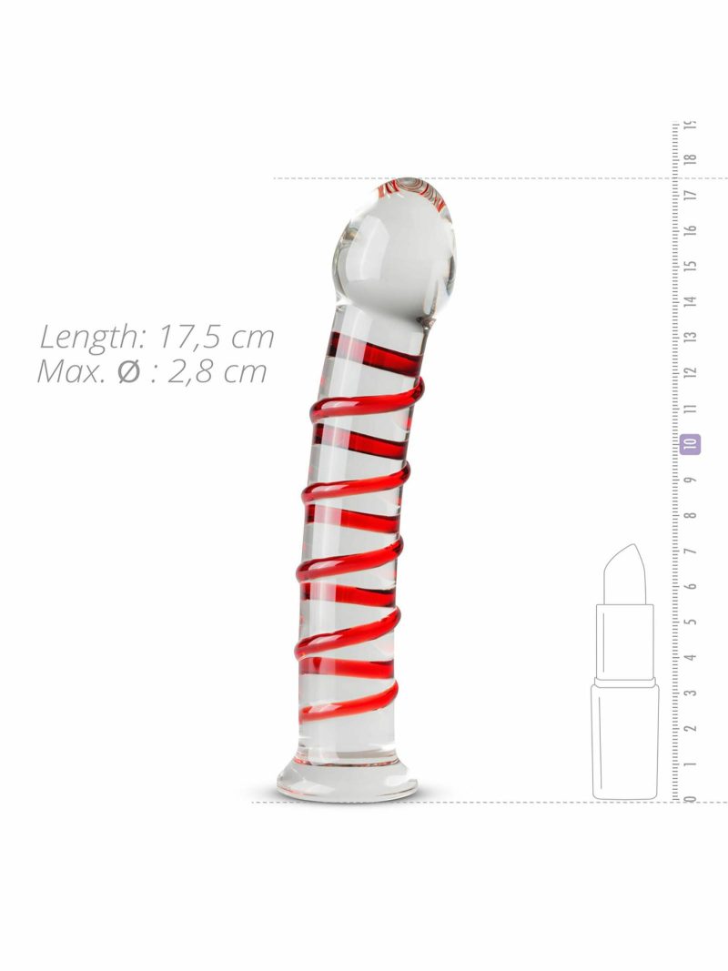 Textured Glass Dildo | Male Sex Toys Anal Toys Anal Toys