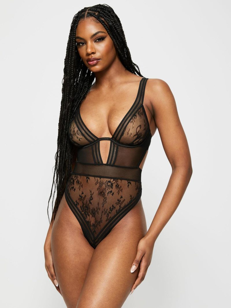 The Eternal Body Black | See Through Lingerie Bodies Black