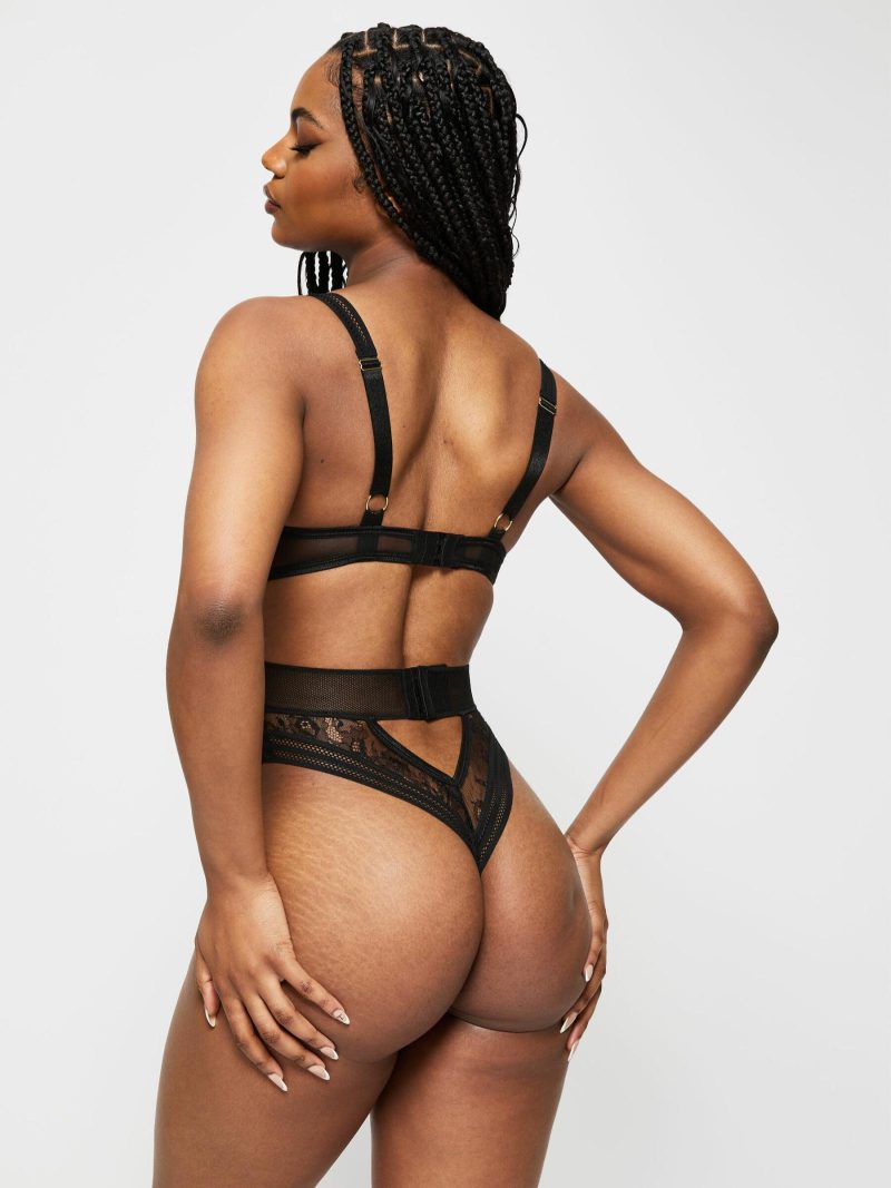 The Eternal Body Black | See Through Lingerie Bodies Black