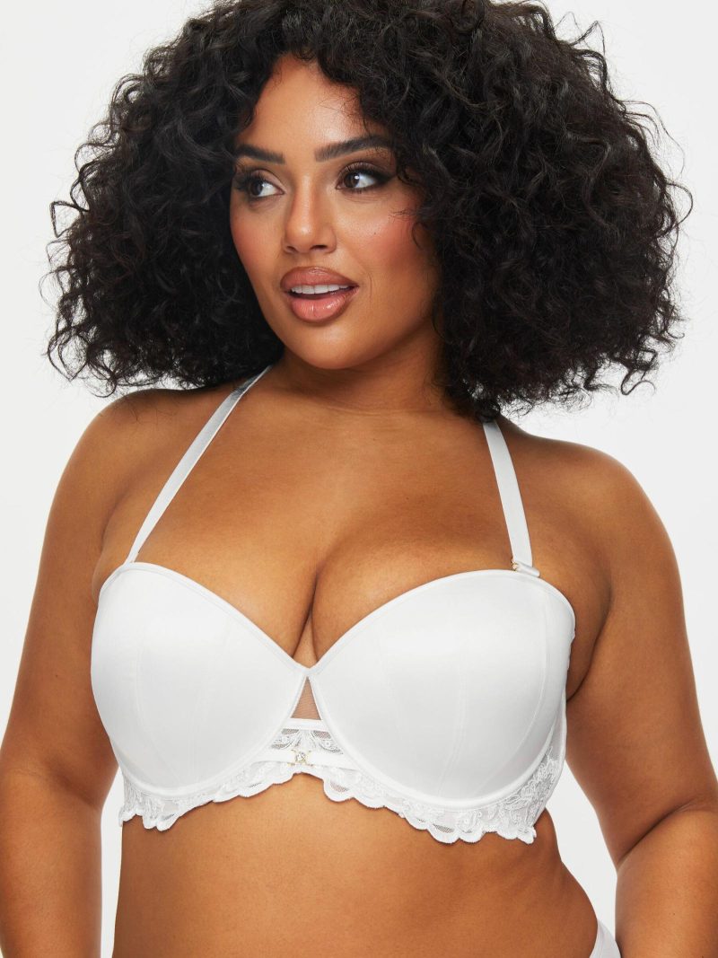 The Icon Padded Fuller Bust Multiway Balcony Bra White | Everyday Lingerie Bras Bras