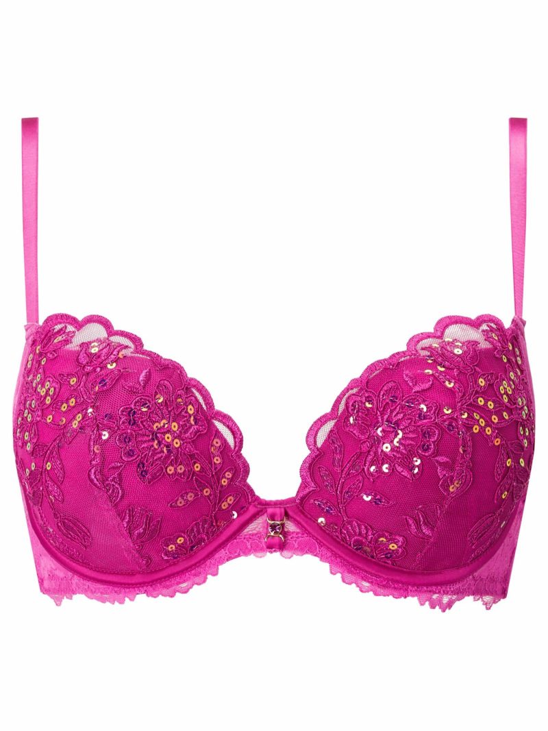 The Icon Padded Plunge Bra Bright Purple | Bras Bras Bras