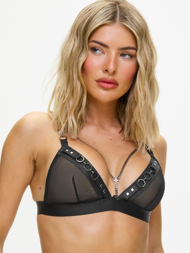 Troublemaker Non Padded Bralette Black | Bras Bras Black