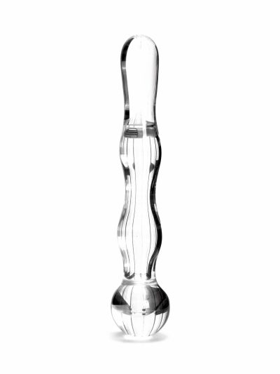 5" Glass Rippled Dildo | Dildos Anal Toys Anal Toys