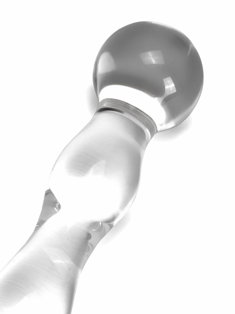 5" Glass Rippled Dildo | Dildos Anal Toys Anal Toys